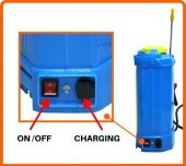 Plant Mate Akülü Şarjlı İlaçlama Pompası Mavi - 3