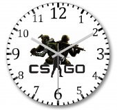 Counter  Strike CSGO Duvar Saati Bombeli Gercek Cam - 1