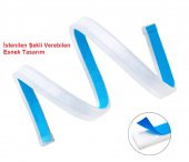 SELAMLAMALI Açılış Animasyonlu Far Kaşı Beyaz Audi Stil Kayar Sinyllii Far Üstü Slim Led - 4