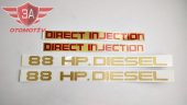 Isuzu Nkr WİDE Kapı Yazı Takımı Sarı 88HP DIESEL-DIRECT INJECTION - 1