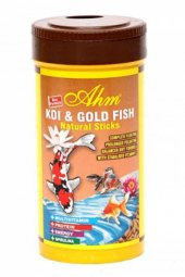 Ahm Koi Goldfish Natural Sticks Balık Yemi 250 ml - 1