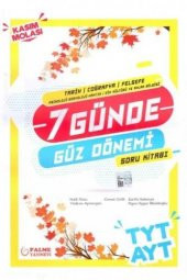 TYT AYT (TCF)7 Günde Güz Dönemi Soru Kitabı - Palme Yayınları - 1