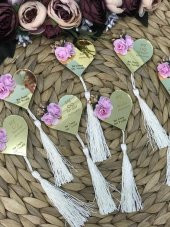 30 Adet 5*5 Ölçüsü İsme Özel Pleksi Söz,Nişan,Kına,Nikah,Mevlid Magnet Hediyelik - 4