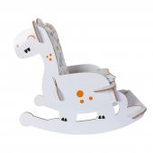 Ahşap Sallanır Çoçuk Sandalyesi Çocuk Koltuk Bebek Koltuk Sandalye - 3