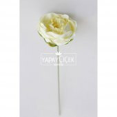 Yapay Gül İnce İpek Tek Dal Şakayık Beyaz - 1