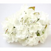 Yapay Çiçek Ortanca Demeti 40 cm Beyaz - 2