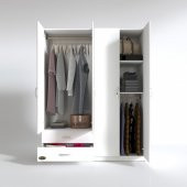 Kenzlife gardırop 4 kapaklı kapılı 2 çekmeceli orkide byz 180*120*42 gardolap dolap - 2