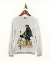 The Legend Of Zelda Breath Of The Wild Tişört Uzun Kollu Tshirt - 1