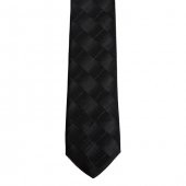 Brianze Siyah Kareli Desen Slim Kravat SKP-9 thumbnail 2