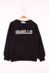 Toontoy Kız Çocuk Smells Baskılı Sweatshirt - 1