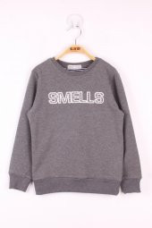 Toontoy Kız Çocuk Smells Baskılı Sweatshirt - 3