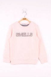 Toontoy Kız Çocuk Smells Baskılı Sweatshirt - 6