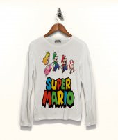 Super Mario Tişört Uzun Kollu Tshirt - 1