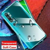 Xiaomi Mi Note 10 İnce Esnek Sararmaz Şeffaf Süper Silikon Kılıf - 3
