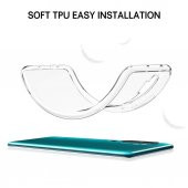 Xiaomi Mi Note 10 İnce Esnek Sararmaz Şeffaf Süper Silikon Kılıf - 8