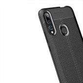 Huawei Y9 Prime 2019 Kılıf Deri Görünümlü Silikon Kılıf Zore - 9