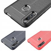 Huawei Y9 Prime 2019 Kılıf Deri Görünümlü Silikon Kılıf Zore - 10