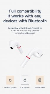 JOYROOM JR-T06 MİNİ Binaural TWS bluetooth kulaklık - 10