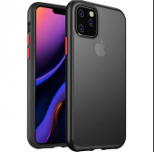 Apple iPhone X-XS Kılıf Fri Kenar Silikon Arka Buzlu Kapak - 1