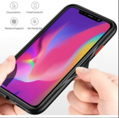 Apple iPhone X-XS Kılıf Fri Kenar Silikon Arka Buzlu Kapak - 7