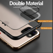 Apple iPhone X-XS Kılıf Fri Kenar Silikon Arka Buzlu Kapak - 8