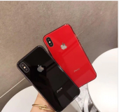 APPLE Logolu iPHONE CAM KILIF MODELLERİ ULTRA LÜX KORUMA - 4