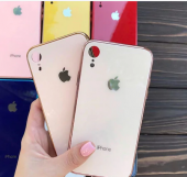 APPLE Logolu iPHONE CAM KILIF MODELLERİ ULTRA LÜX KORUMA - 7