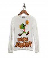 Martian Basket Hare Jordan Tişört Uzun Kollu Tshirt - 1
