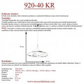 Eray Aydınlatma 920-40 Krom Led Avize - 3