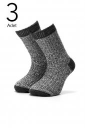 3lü Çocuk  Trekking Çorap 2417-A3 - 2