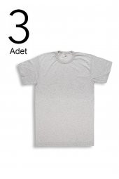 3'lü Erkek O Yaka Kısa Kollu Tişört 14002-A3 - 2