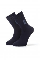 3lü Erkek Konçta Ekose Desenli Çorap 4409-A3 - 5