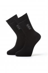 3lü Erkek Konçta Ekose Desenli Çorap 4409-A3 - 6