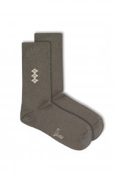 3lü Erkek Konçta Ekose Desenli Çorap 4409-A3 - 7