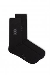 3lü Erkek Konçta Ekose Desenli Çorap 4409-A3 - 9