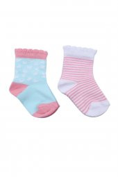 Bebek Desenli 2li Çorap 12041276 - 1