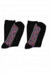 Kadın 2li Çiçek Desenli Çorap 12433408 - 1