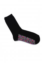 Kadın 2li Çiçek Desenli Çorap 12433408 - 2