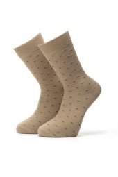 4lü Erkek Nokta Desenli Özel Yün Çorap 4412-B4 - 2