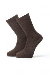 4lü Erkek Nokta Desenli Özel Yün Çorap 4412-B4 - 3