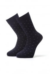 4lü Erkek Nokta Desenli Özel Yün Çorap 4412-B4 - 4