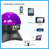 Lazer Işıklı Disko Topu Küresi Bluetooth Hoparlör Ses Bombası PG-389 - 5