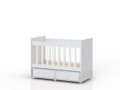 Dıştan Sallanır Bebek Beşiği - Sallanan Beşik – Geniş Çekmeceli - 2