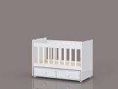 Dıştan Sallanır Bebek Beşiği - Sallanan Beşik – Geniş Çekmeceli - 3