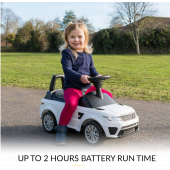 Kraft Range Rover Mini Jeep 6 Volt Mavi - 5