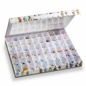 Leuchtturm Koleksiyon Kutusu (Sürpriz Yumurta Oyuncakları ve Şirinler için Tasarlanmış), 60 Adet Kapasite - 3