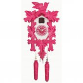 Ultima Regal GQ 350 20 PW Guguklu Saat Kuşlu Pilli Pembe 35 Cm - 1