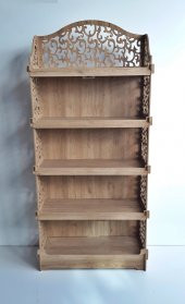 Dekoratif Ahşap Raf Kiler TDM Dolap-44402 - 2