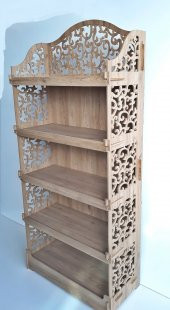 Dekoratif Ahşap Raf Kiler TDM Dolap-44402 - 3