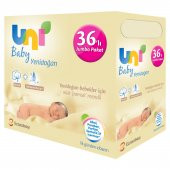 Uni Baby Yenidoğan Islak Mendil 36lı Fırsat Paketi - 1